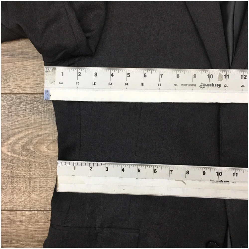 HICKEY FREEMAN Mens Wool Blazer Sport Coat Casual Jacket‎ Size 44L Classic Suit